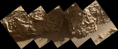 These bumpy nodules were formed by minerals left behind as groundwater was drying out on Mars billions of years ago. NASA’s Curiosity rover captured images of these pea-size features while exploring geologic formations called boxwork on Aug. 21, 2025.